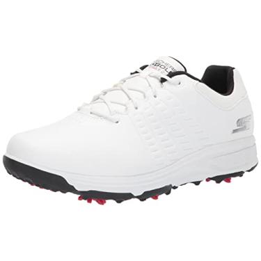 Imagem de Skechers Tênis de golfe masculino à prova d'água Torque, Sola branca/preta, 42