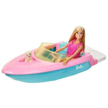 Imagem de Veículo e Boneca - Barbie - Barco que Flutua na Água - Mattel