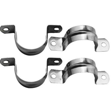 Imagem de Wideskall grampo de tubulação resistente de conduíte de aço para pendurar com alça em U com parafusos, 3/4" inch, Pack of 12