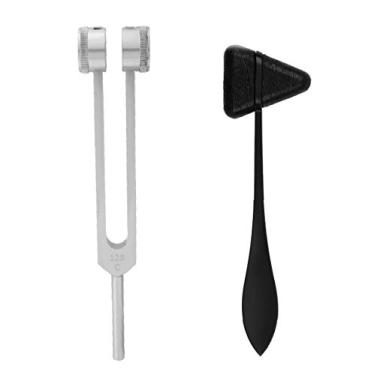 Imagem de Kit Diapasão Médico 128 Hz + Martelo Neurológicos Taylor