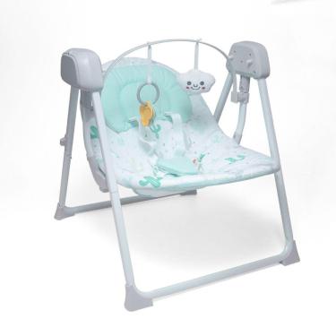 Imagem de Cadeira de Bebê Descanso Balanço Automático Balance Baby Style Azul