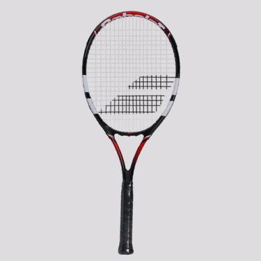 Imagem de Raquete De Tênis Babolat Falcon S Cv Preta-Verm-Bran