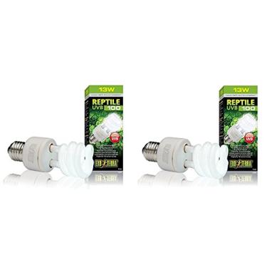 Imagem de Exo Terra Repti-Glo 5.0 lâmpadas de terrário tropicais fluorescentes compactas, 13 watts (pacote com 2)