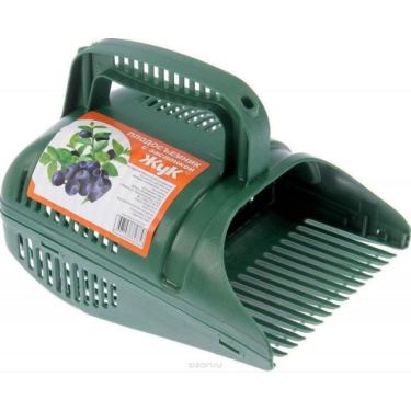 Imagem de byMall Picadores de bagas de plástico e ancinhos com alça ergonômica de toque suave e dentes revestidos reforçados para pegar frutas: cranberry, mirtilo, lingonberry, morango, amora, groselha