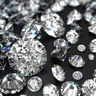 Imagem de 800 peças de cristal para mesa de casamento com combinação de vários tamanhos, vaso de diamante de plástico para mesa de mesa de festa (transparente, 30 mm, 20 mm, 12 mm, 8 mm, 4 mm)