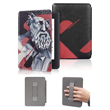 Imagem de Capa protetora de 15 cm para Kindle 11ª geração lançada em 2022 - Capa durável com alça automática despertar/hibernar e de mão (não serve para Kindle Paperwhite 11ª)