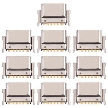 Imagem de 10 PCS Charging Port Connector for LG K50S LMX540HM, LM-X540, LM-X540, LMX540