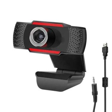 Imagem de Webcam Hd Câmera Alta Definição Usb P2 Microfone Integrado - Lehmox