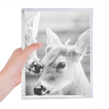 Imagem de Caderno de folhas soltas para diário recarregável com animais selvagens e cervos da Terrestrial Organism