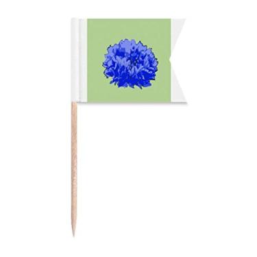 Imagem de Cornflower Honey Bandeira de palito de dente da Europa Alemã Marcação para Bolo de Festa Prato de Queijo