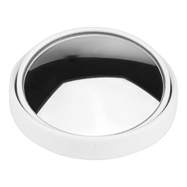 Imagem de 2 peças de espelhos de ponto cego, 2" vidro HD redondo convexo 360° ajustável espelho retrovisor lateral com carcaça ABS para carros SUV e caminhões(White)