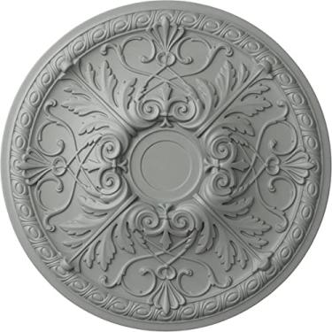 Imagem de Ekena Millwork Medalhão de teto CM26TN Tristan, 66 cm de diâmetro externo x 7,6 cm de P (serve para toldos de até 13,8 cm), preparado de fábrica