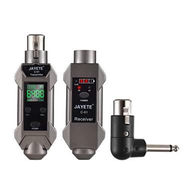Imagem de JAYETE C-01 UHF Profissional Conversor de Microfone sem Fio Transmissor e Receptor de Microfone 500~980MHz Compatível com Microfone Dinâmico/Condensador com 48V Phantom Power Faixa de 30~50M