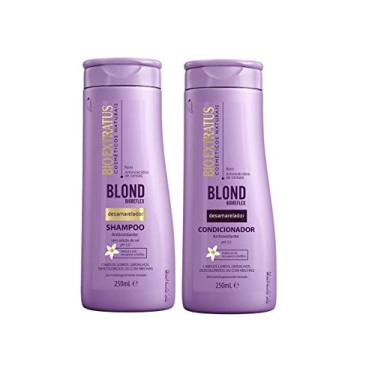 Imagem de Kit DUO Blond Desamarelador Shampoo e Condicionador 250ml Bio Extratus