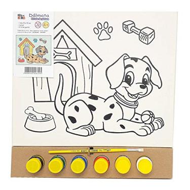 Imagem de Kit Pintura Tela 25x30 cm - Dálmata - Kits for Kids