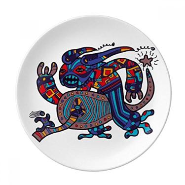 Imagem de Prato de monstro decorativo de porcelana Salver do Universo e Alienígena