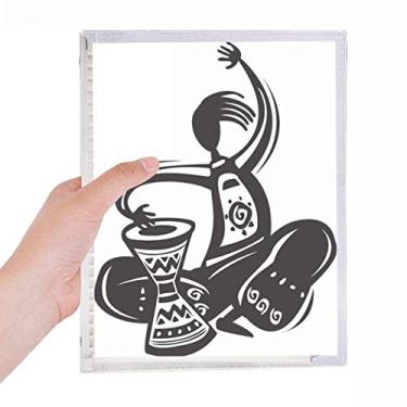 Imagem de Caderno de pandeiro Celebrate Mexico Mexicano Caderno de folhas soltas diário recarregável Papelaria