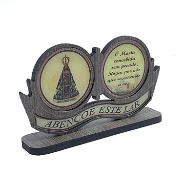 Imagem de Adorno Medalha De Mesa Nossa Senhora Aparecida Em Mdf