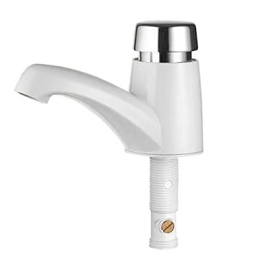 Imagem de Torneira de Fechamento Automático Ecofortti 1179 F79, Lorenzetti, 7110038, Branco/Cromado