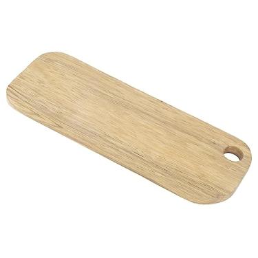 Imagem de Tábua de Cortar Madeira, Tábua Multifuncional para Servir Pão Em Casa (L)