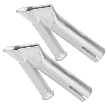 Imagem de 2 Pcs Pistola de Solda Bico Cicular Aço Inoxidável Ar Quente Plástico Tocha de Solda Rápida Acc Ries Bicos de Tocha de Calor Bico de Soldagem 8.0 11 * 10 * 5