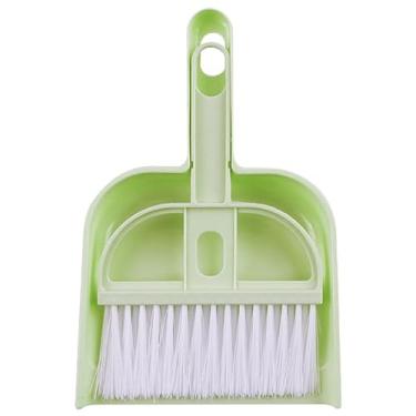 Imagem de Kit Mini Vassoura e Pá Armários Mesa Rosa