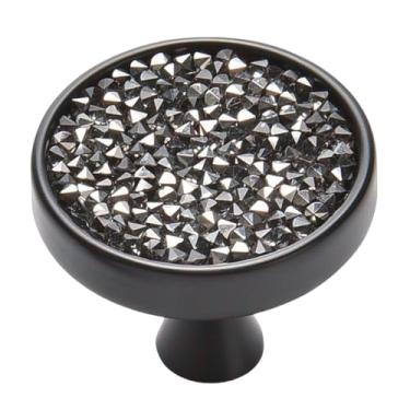 Imagem de Puxadores de armário de cristal, ganchos de parede de liga de zinco, ganchos de suspensão, alças de móveis, armário de cozinha, gaveta, hardware, a, 24mm