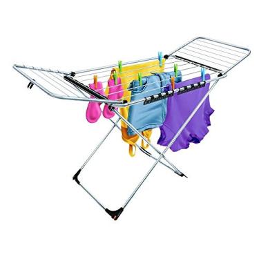 Imagem de SECALUX VARAL DE CHÃO BIG – ALUMÍNIO – COM ABAS - 1,61 MTS, 101070