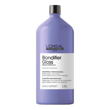 Imagem de Shampoo Profissional P/loiros Loreal Blondifier Gloss 1500ml