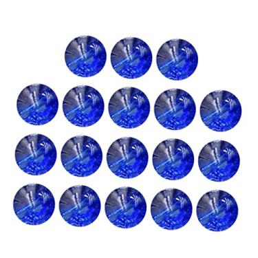 Imagem de NUOBESTY 50 Unidades botão de casaco botão de roupas folha de embrulho de chocolate azul página de recados trabalhos manuais botão de roupa adorável botões de costura DIY jeans
