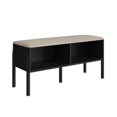 Imagem de banco sapateira oslo nero e preto