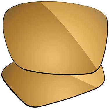 Imagem de Firtox Lentes polarizadas de substituição compatíveis com óculos de sol Oakley Turbine OO9263 - Bronze âmbar