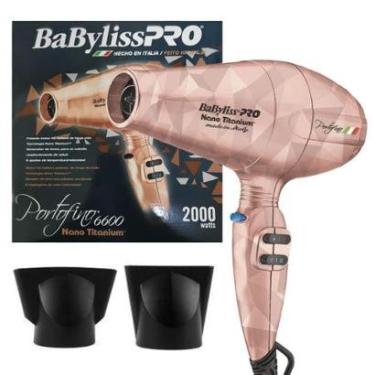 Imagem de Secador Profissional Babyliss Pro Nano Titanium Porto Fino 6600 – 2000 W Vetro Rose-Unissex