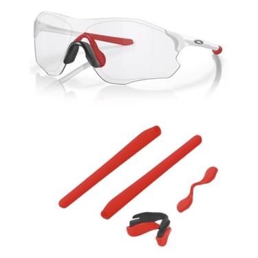 Imagem de Kits de borracha de substituição para Oakley EV Zero Path OO9308 / EV Zero Pitch OO9383 / EV Zero Range OO9327 / EV Zero Stride 009386 - Vermelho