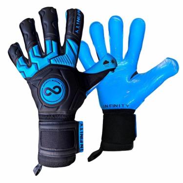 Imagem de Luva Goleiro Profissional Infinity Pro Max BLACK BLUE-Unissex