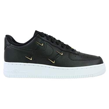 Imagem de Nike Tênis feminino Air Force 1 '07 LX preto CT1990-001, Preto/Metálico Dourado hyper Roya, 8.5