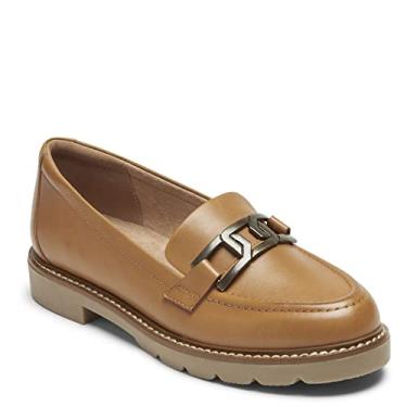 Imagem de Rockport Mocassim feminino Kacey Chain, Couro de mel, 39