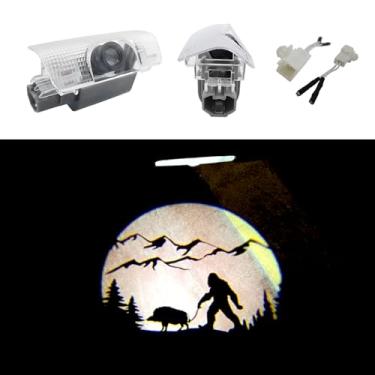 Imagem de 2 peças de logotipo de luzes de porta compatíveis com RX200t RX300 RX350 RX350h RX450h RX500h 2015-presente, lâmpadas de projeção LED Ghost Shadow Welcome Puddle (rosa, RX 2015-presente)