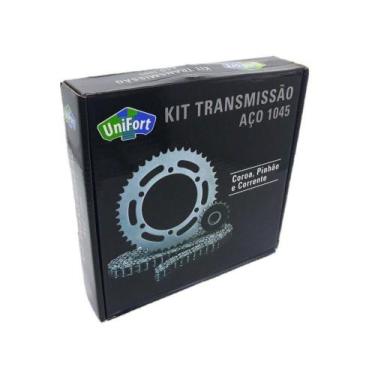 Imagem de Kit Relação Titan 160 / Fan 160 Aço 1045 Unifort 428x118x44x15