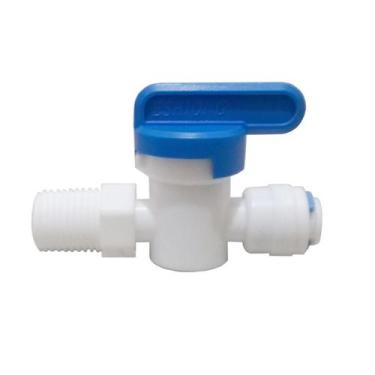 Imagem de Adaptador Registro Engate Rápido Osmose Reversa 1/4X1/4 Bsp - 24 Horas