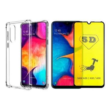 Imagem de Capinha Antichoque + Película Gel 5d Para Samsung Galaxy A50 - Univers