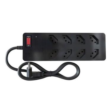 Imagem de Filtro de linha + dps iclamper 8 tomadas lcf preto
