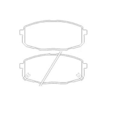 Imagem de Pastilha De Freio Carens 2.0 Dianteira Com Alarme Sistema Mando 2374 S