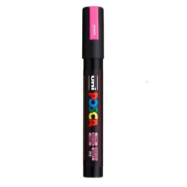 Imagem de Caneta Uniball Posca Pc-5m Escolha a Cor, ROSA FLOURESCENTE F13