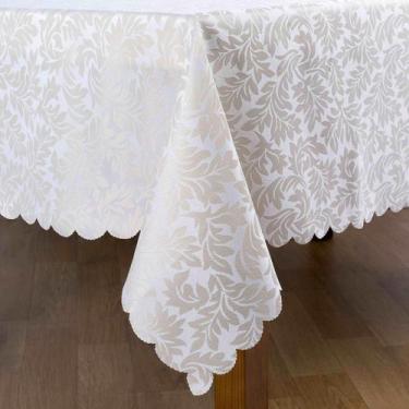 Imagem de Toalha De Mesa Ibis Outono Quadrado Bege 4 Lugares Rafimex