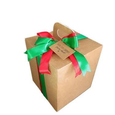 Imagem de CAIXA PARA PANETONE 500G LISA - 50 unidades - YESHUA EMBALAGENS, PARDA