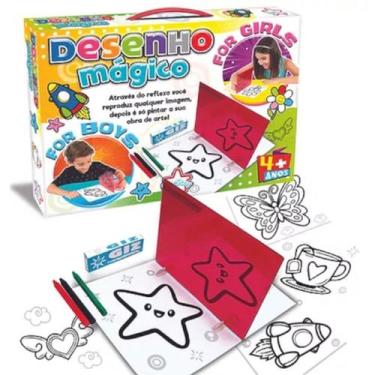 Imagem de Kit Caderno com 20 Desenhos para Cópia e Pintura com 3 Giz - Big Star