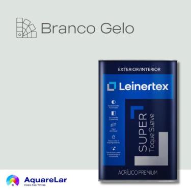 Imagem de Super Acrílica Leinertex Toque Suave Acetinado 18L, BRANCO GELO
