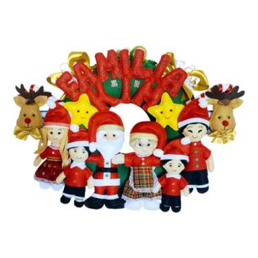 Imagem de Guirlanda  natalina personalizada em feltro - Ateliê pontinho de ouro