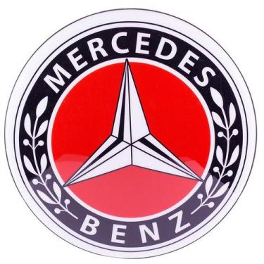 Imagem de Luminoso de Parede Mercedes Bens Retrô Vintage Bar, Garagem, Churrasqu